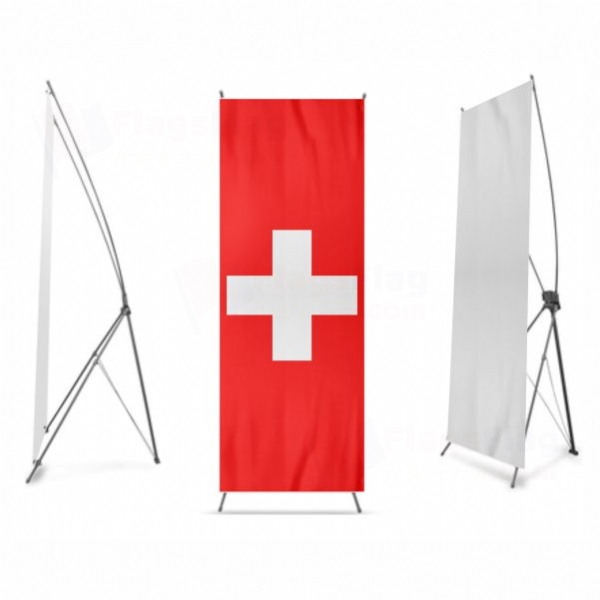Switzerland Digital Print X Banner