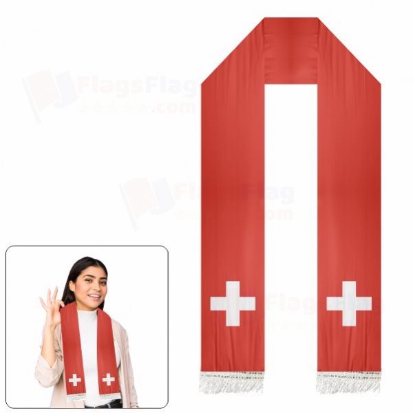 Switzerland Scarf Digital Printing