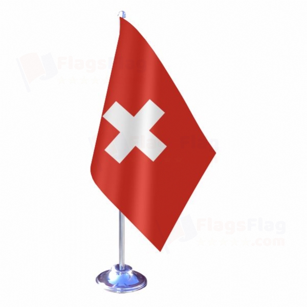 Switzerland Single Table Flag