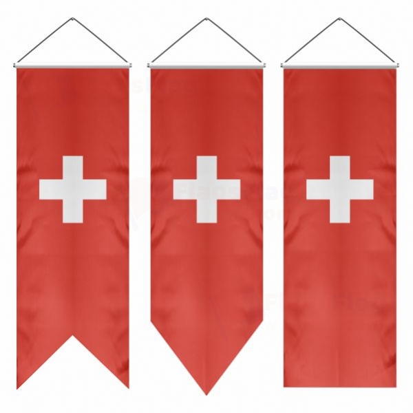 Switzerland Swallowtail Flags