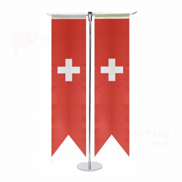 Switzerland T Table Flag