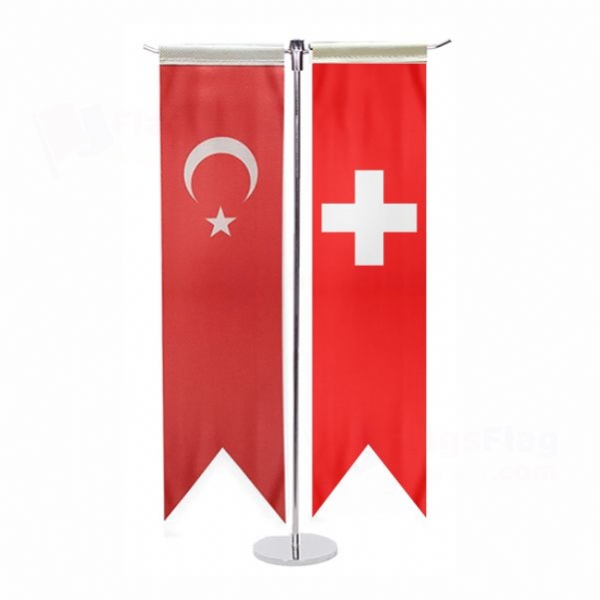 Switzerland T Table Flag