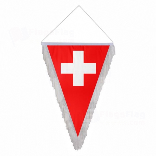 Switzerland Triangle Fringed Streamers