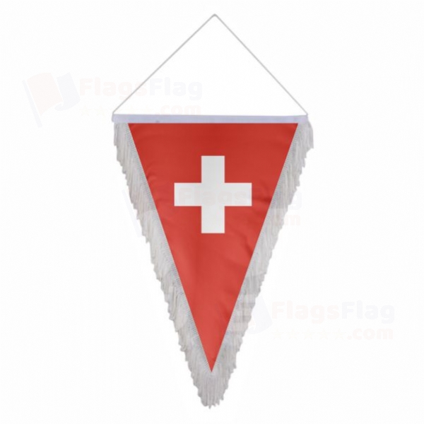 Switzerland Triangle Fringed Streamers