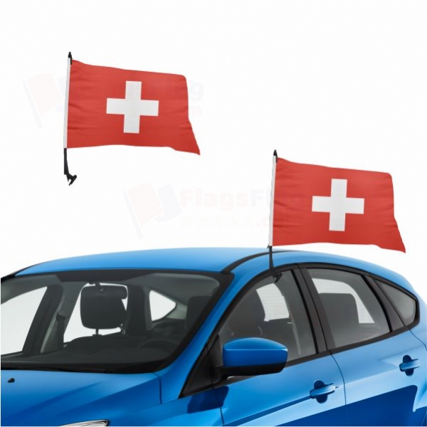 Switzerland Vehicle Convoy Flag
