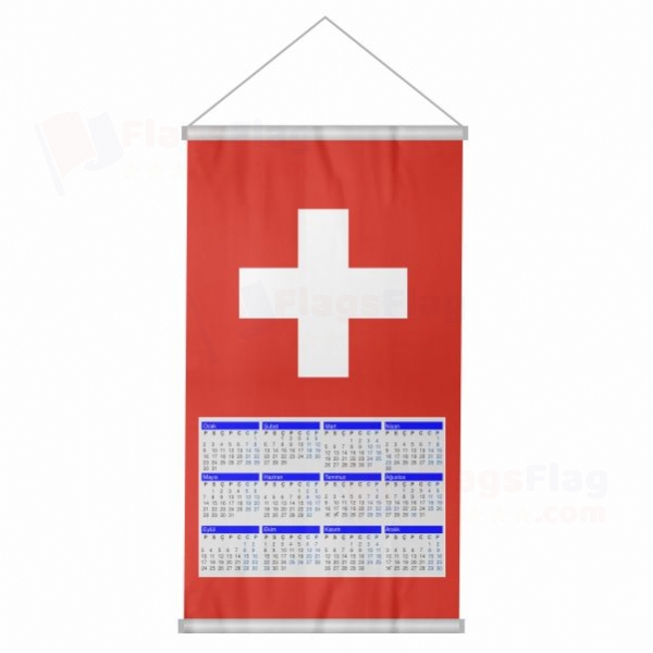 Switzerland Woven Fabric Digital Printing Calendar