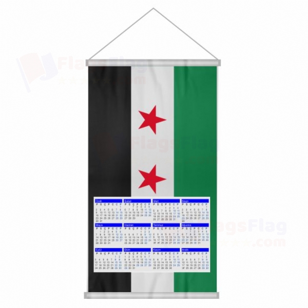 Syria Woven Fabric Digital Printing Calendar