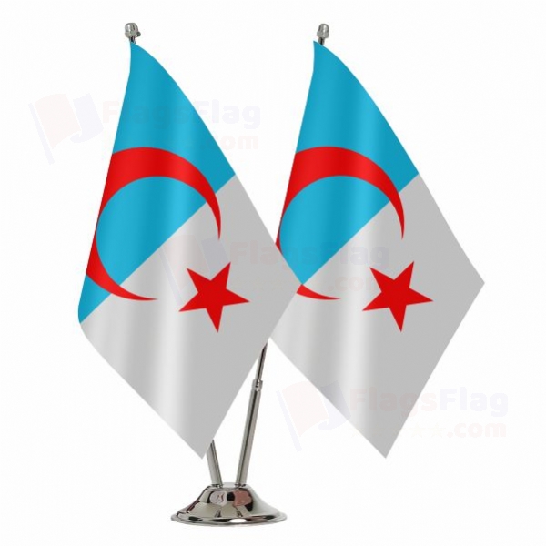 Syrian Turkmen Binary Table Flag