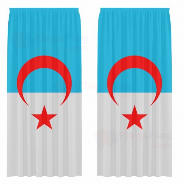 Syrian Turkmen Digital Printed Curtains
