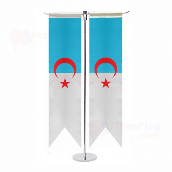 Syrian Turkmen T Table Flags