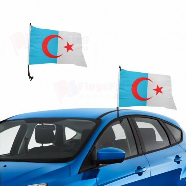 Syrian Turkmen Vehicle Convoy Flag