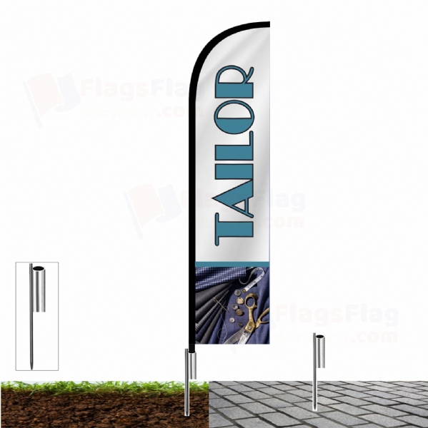 Tailor Beach Flag and Sail Flag