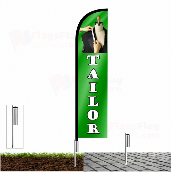 Tailor Fishing Rod Flag