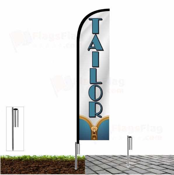 Tailor Pole Flags