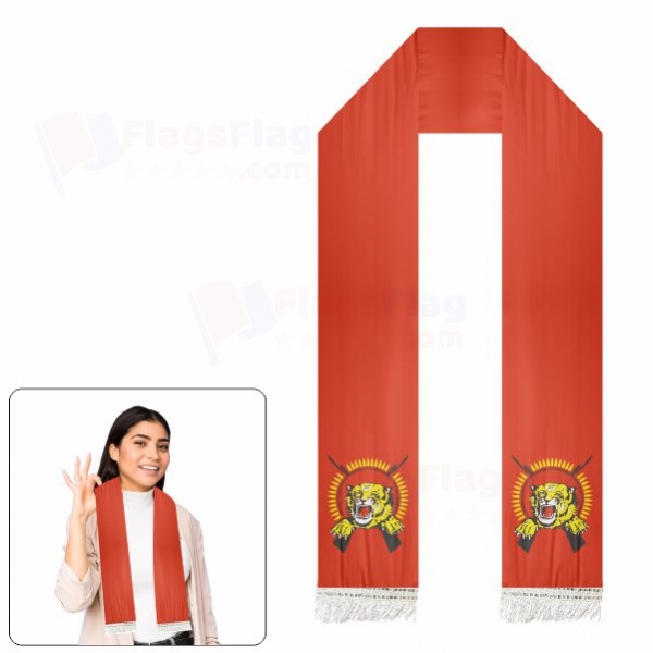 Tamil Eelam Scarf Digital Printing