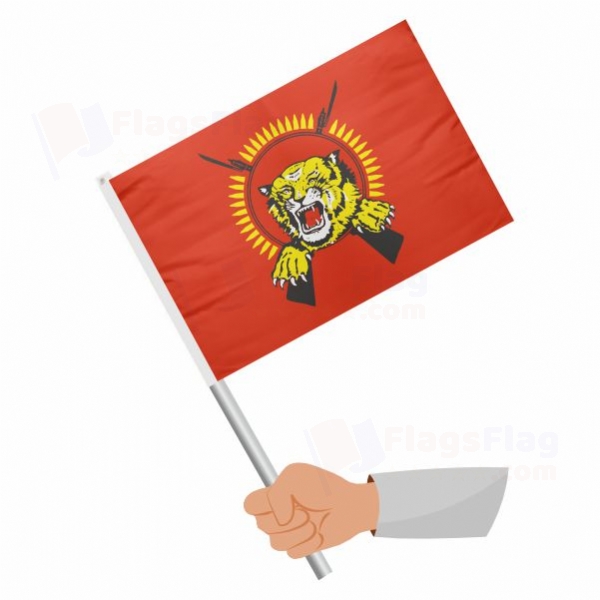 Tamil Eelam Stick Flag