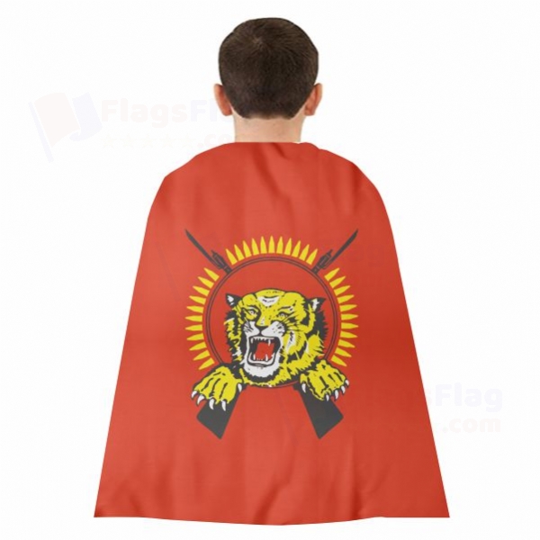Tamil Eelam Woven Fabric Cloak Digital Printing