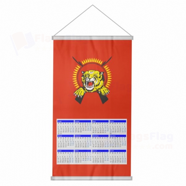 Tamil Eelam Woven Fabric Digital Printing Calendar