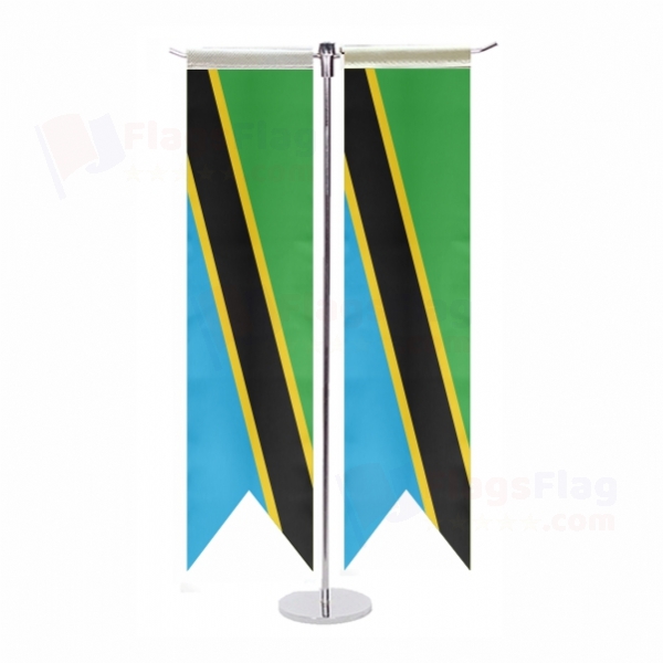 Tanzania T Table Flag