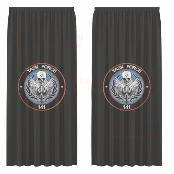 Task Force Digital Printed Curtains