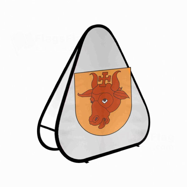Terter dynasty Triangle Fabric Banner Display Stands