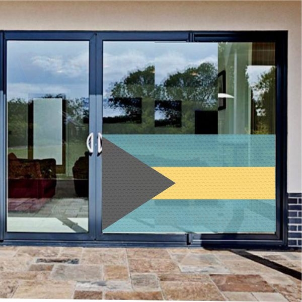 The Bahamas Glass Film The Bahamas One Way Vision Printing
