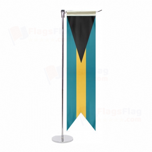 The Bahamas L Table Flag