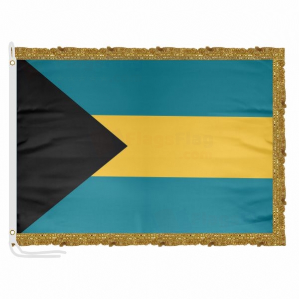 The Bahamas Satin Office Flag