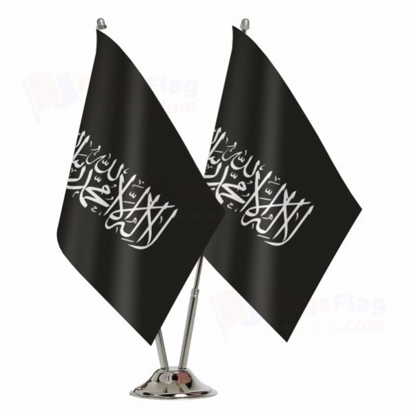 The Black Word i Tawhid 2 Table Flags