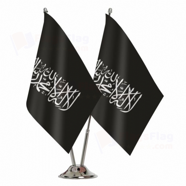 The Black Word i Tawhid Binary Table Flag