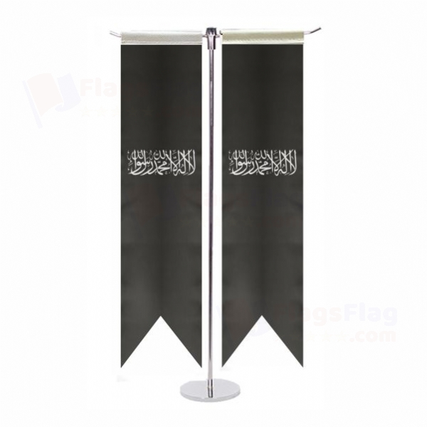 The Black Word i Tawhid T Table Flag