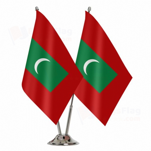 The Maldives Binary Table Flag