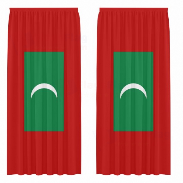 The Maldives Digital Printed Curtains