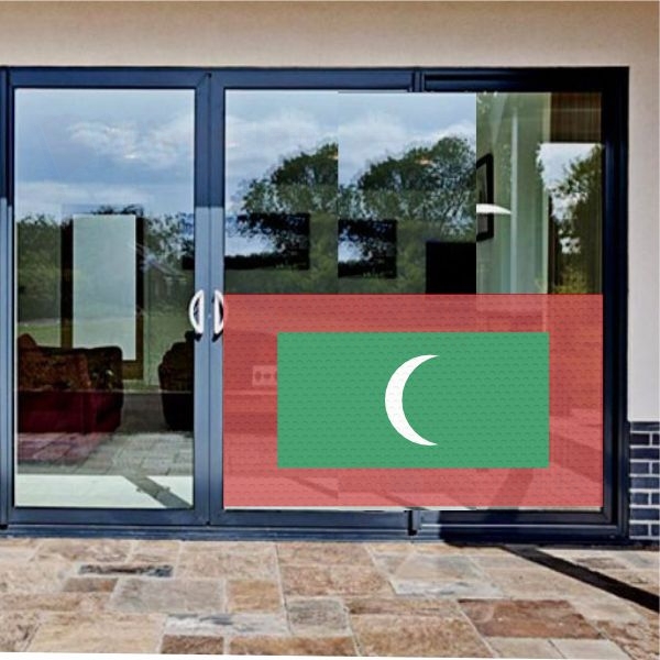 The Maldives Glass Film The Maldives One Way Vision Printing