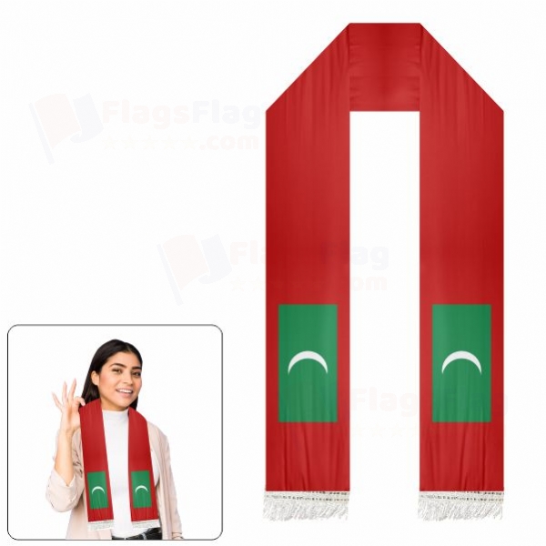 The Maldives Scarf Digital Printing