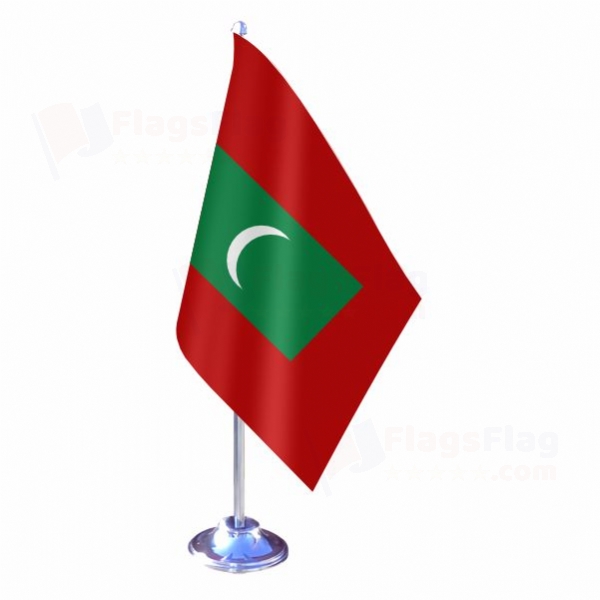 The Maldives Single Table Flag
