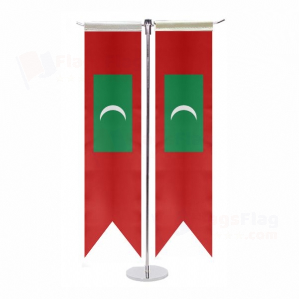 The Maldives T Table Flag