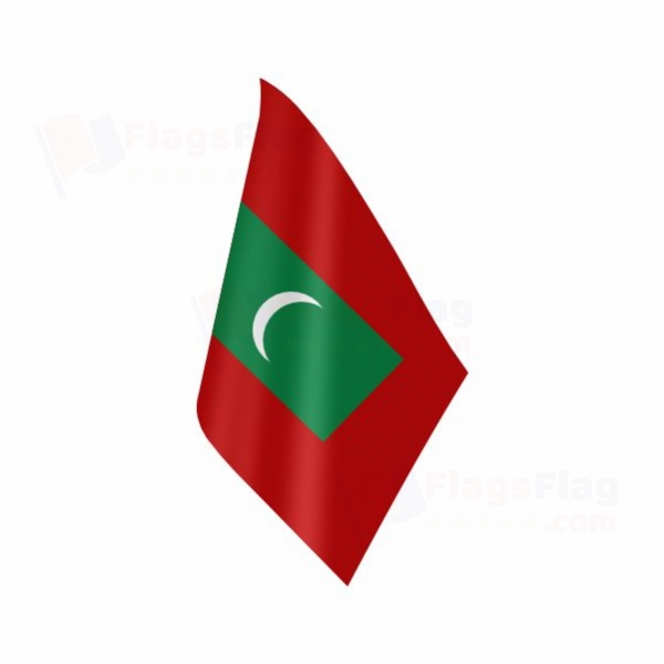 The Maldives Table Flag