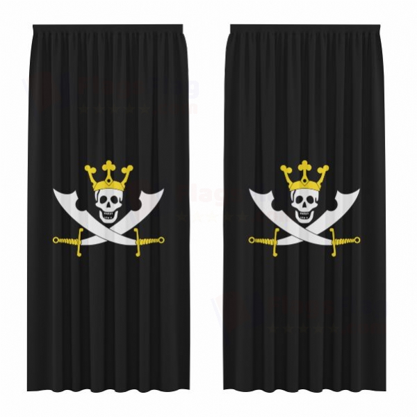 The Pirate King Digital Printed Curtains
