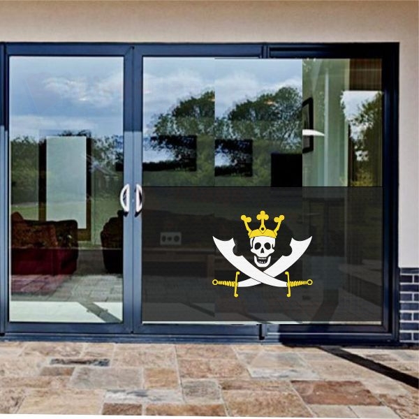 The Pirate King Glass Film The Pirate King One Way Vision Printing