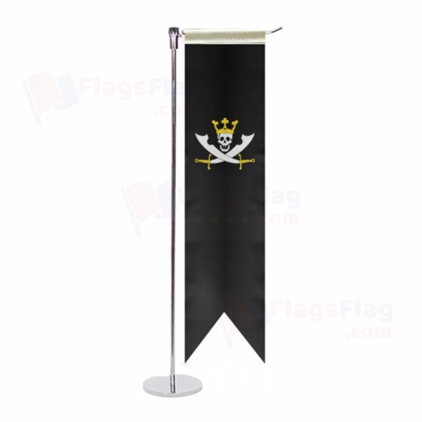 The Pirate King L Table Flag