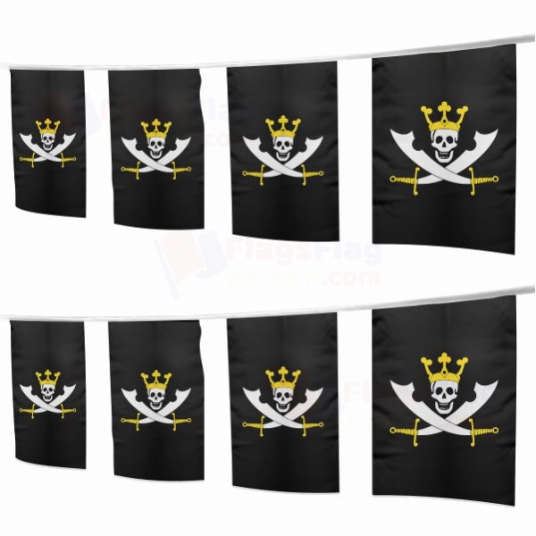 The Pirate King Square String Flags