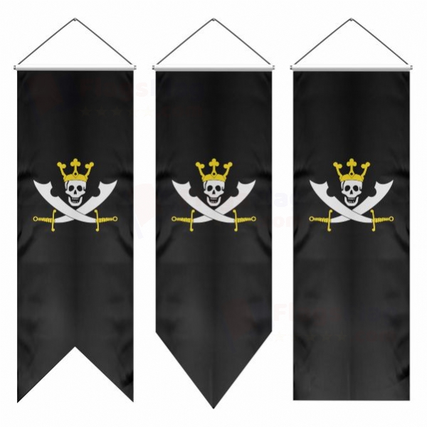 The Pirate King Swallowtail Flags