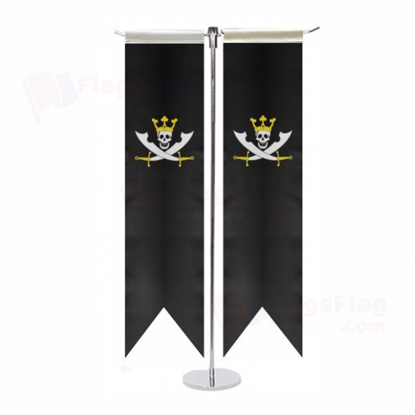 The Pirate King T Table Flag