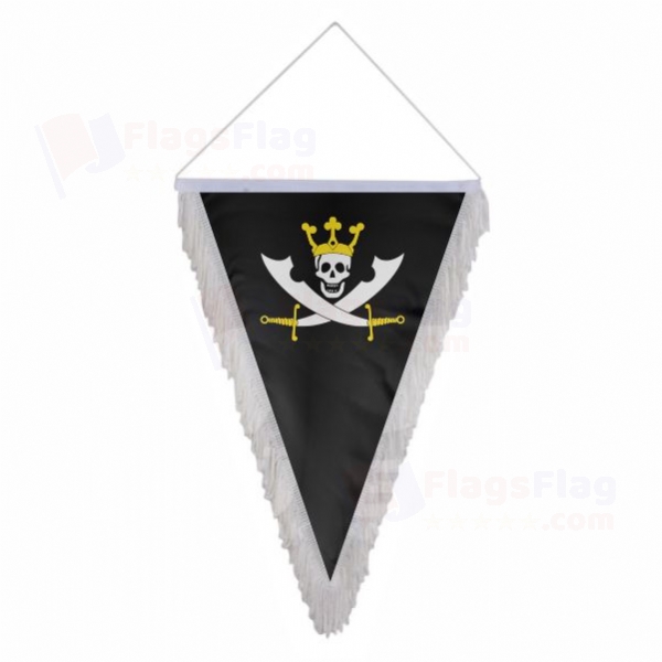 The Pirate King Triangle Fringed Streamers