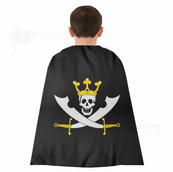 The Pirate King Woven Fabric Cloak Digital Printing