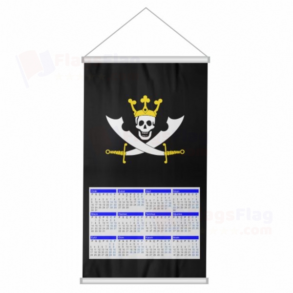 The Pirate King Woven Fabric Digital Printing Calendar