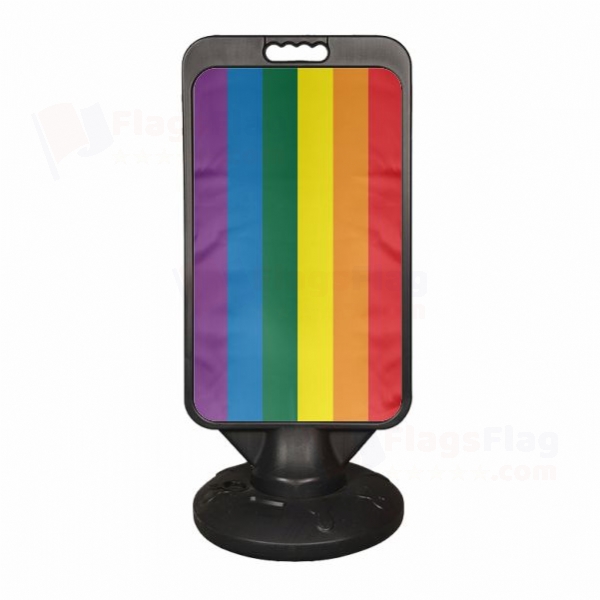 The Rainbow Plastic Advertising Pontoon