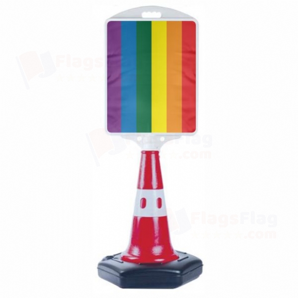The Rainbow Small Size Road Bollard