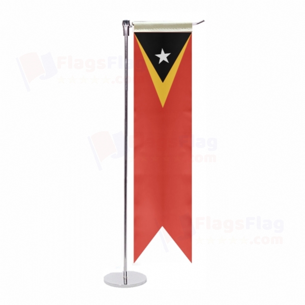 Timor Leste L Table Flag